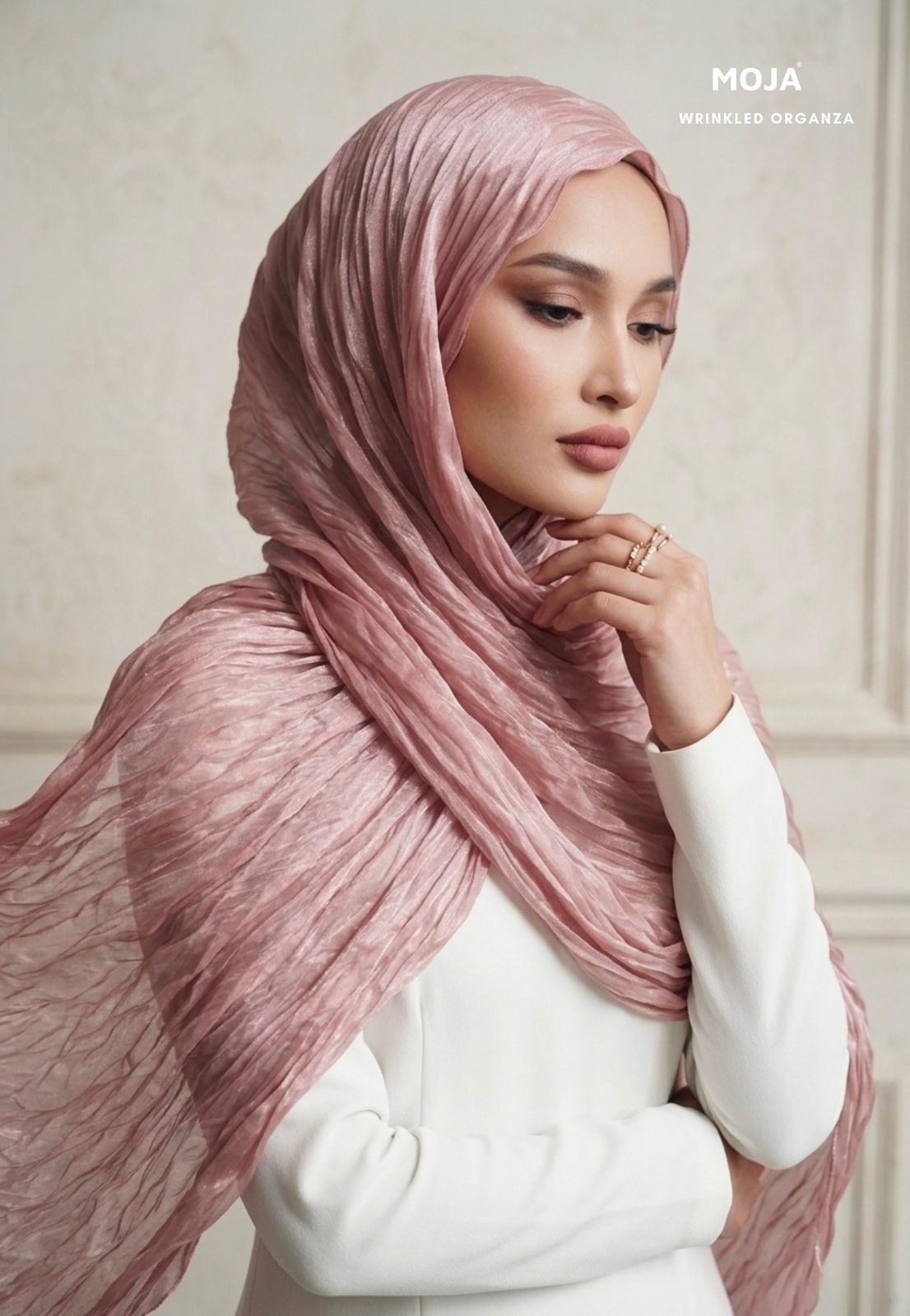 MOJA CRINKLED ORGANZA HIJABS